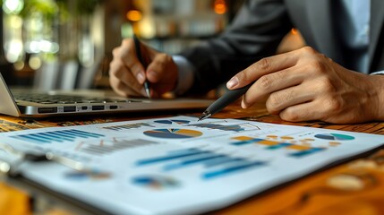  business consulting, collaboration, business people working in office, analytics banner background 