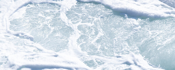 macro photography of ocean waves