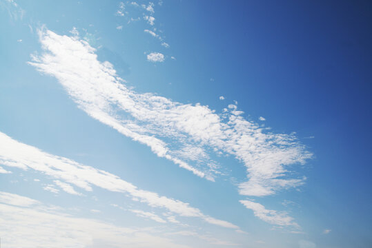 Nature background of sky view with clounds.