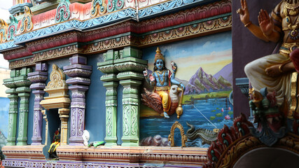 Obraz premium Templo Sri Vadapathira Kaliamman, Singapur, República de Singapur