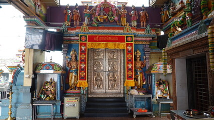 Obraz premium Templo Sri Vadapathira Kaliamman, Singapur, República de Singapur