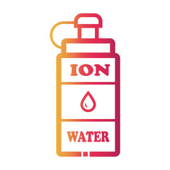 water bottle Line Gradient Icon