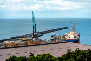 Fototapeta premium Port Taranaki in New Plymouth - New Zealand