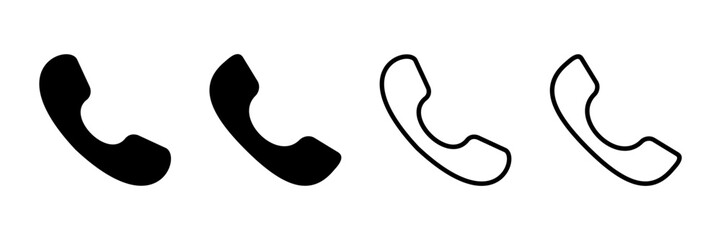 Call icon vector isolated on white background. Phone icon vector. mobile phone. telephone icon