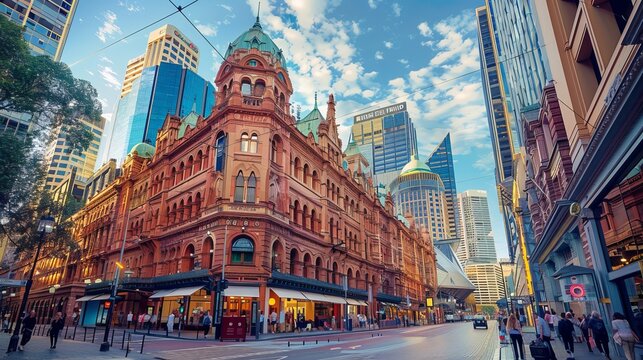 Queen Victoria Building, a heritage site in Sydney