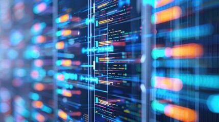 Abstract network lines on a screen, representing business connectivity and communication.