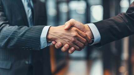 Pictures of businessmen's sales talks