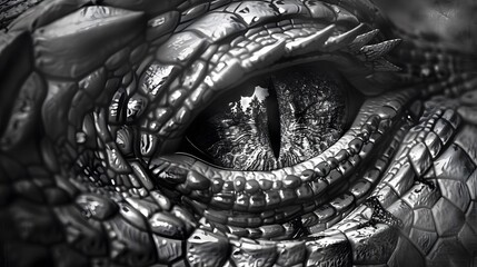 Fototapeta premium realistic dragon eye illustrations