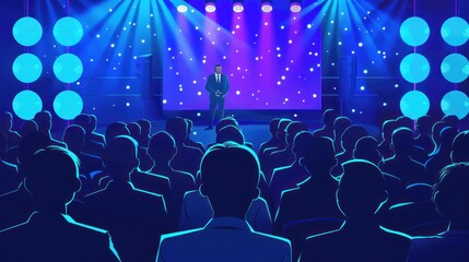 Audience Listening to Speaker at Event