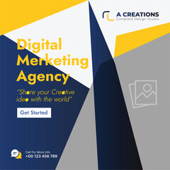 Digital Marketing Agency Banner Design Template