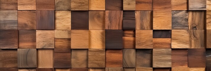 Wooden Wall Panel with a Unique Texture