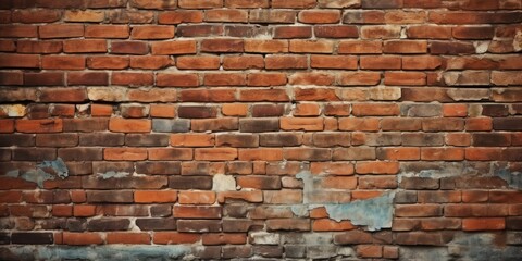 Naklejka premium Red Brick Wall Texture
