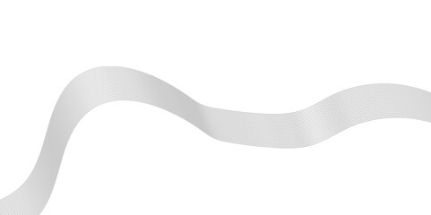 Abstract modern vector wave background. Curved gay or white and black vector illustration. Stylized line art background. Vector illustration. Wave with lines created using blend tool. 