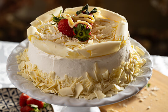Bolo de morango