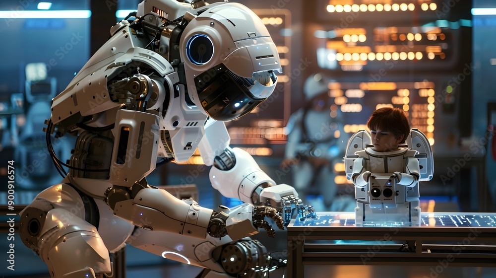 Poster Robotics Engineer Designing and Developing Automated Systems and Machinery