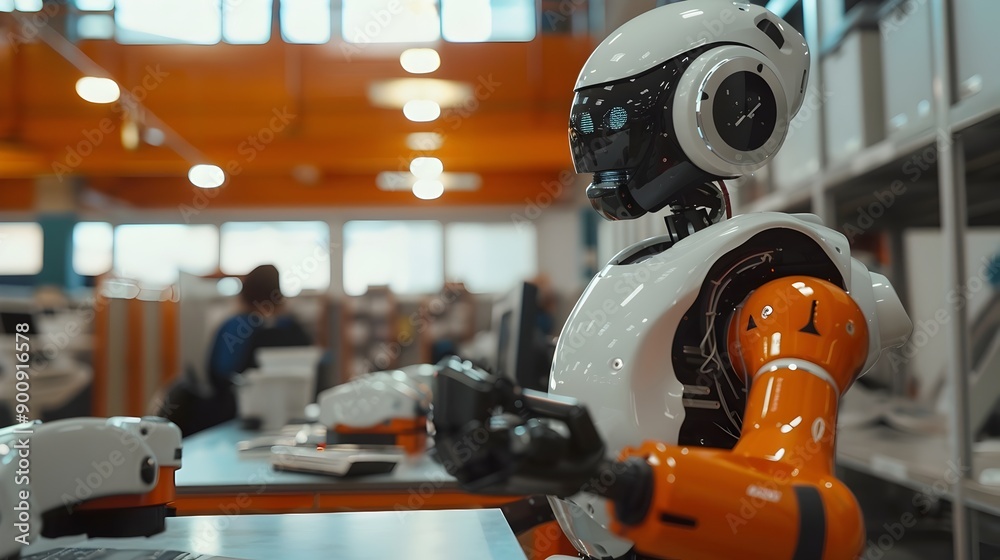 Poster Robotics Engineer Designing and Programming Automated Systems for the Future