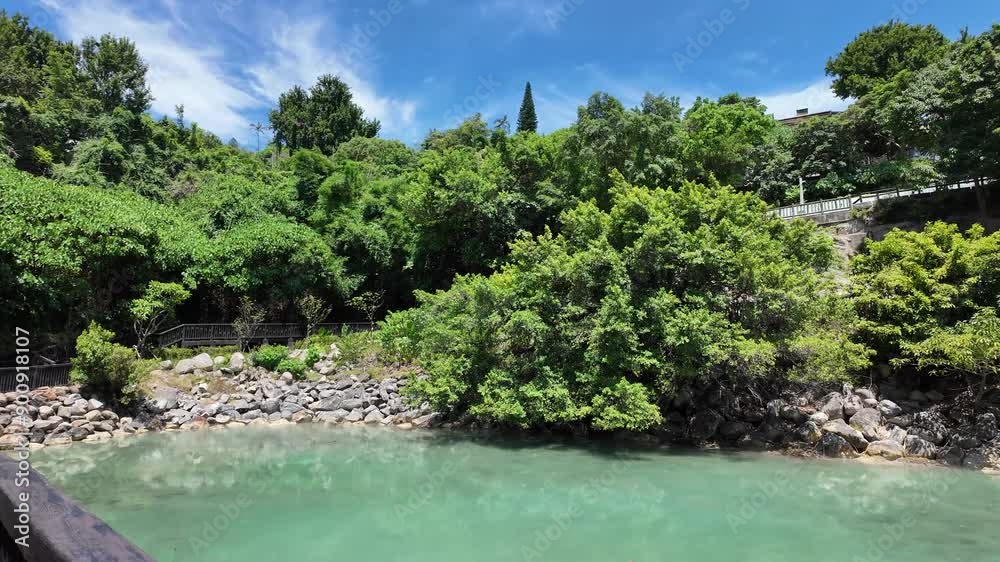 Canvas Prints beitou thermal valley hot springs in taipei, taiwan