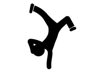 ブレイクダンスのピクトグラム