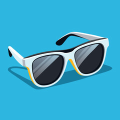 sunglasses on a white background