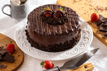 Bolo de morango