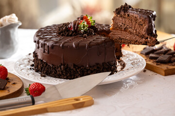 Bolo de morango
