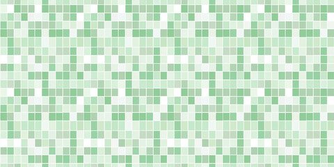 Fototapeta premium green tiles texture background, clean and flat surface texture, white background. flat illustration style