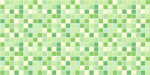 green tiles texture background, clean surface texture, white background. flat illustration style, grid tile, square tile, simple and minimalistic design