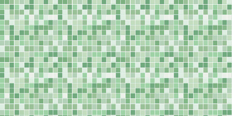 Fototapeta premium green tiles texture background, clean and flat surface texture, white background. flat illustration style