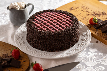 Bolo de morango