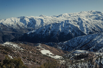 Lo Barnechea, Farellones route, Andes, Chile