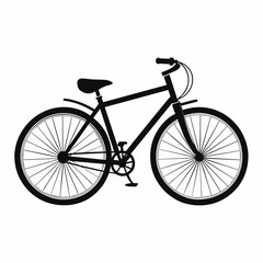 bicycle isolated on white background