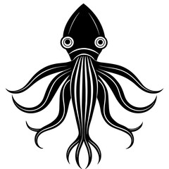 illustration of a fish octopus