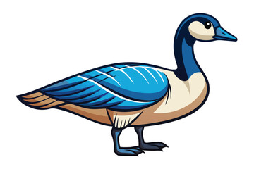 Canadian Goose Condor vector illustration A.eps