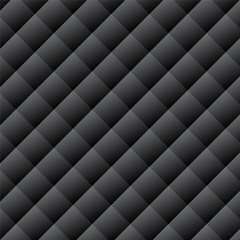 Naklejka premium Seamless pattern in gradient black.Luxury elegant background.Square geometric repeat pattern.Graphic vector wallpaper.