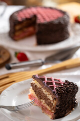 Bolo de morango