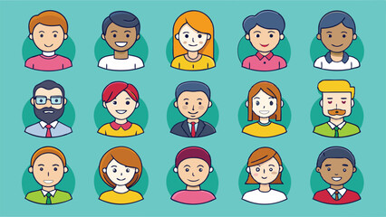 set 15 pics user icons