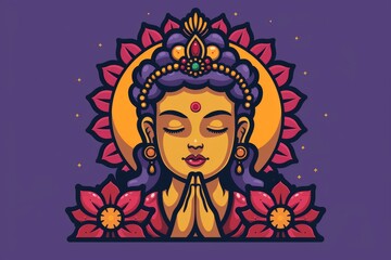 Buddha Illustration, Meditation, Peaceful, Spiritual, Enlightenment