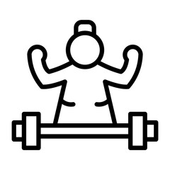 Elderly Fitness Icon