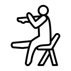 Yoga For Senior Icon