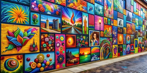 A picture on a wall informative Vibrant engaging AI-Generated Content