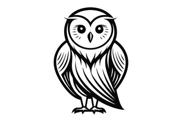 Silhouette Barn Owl silhouette vector Q.eps