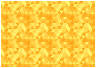 幾何学背景_イエロー
