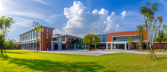 modern college building