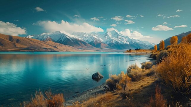 Lake Tekapo - Stunning lake views with turquoise waters and mountain backdrops in New Zealand