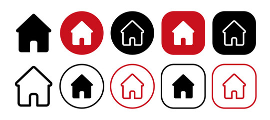 Home joined roof icon vector. Communication icon set.