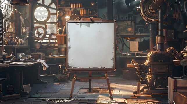 Empty whiteboard with backgrounds, including modern, realistic, and abstract settings. Perfect for versatile visual content and adaptable to different themes and uses.