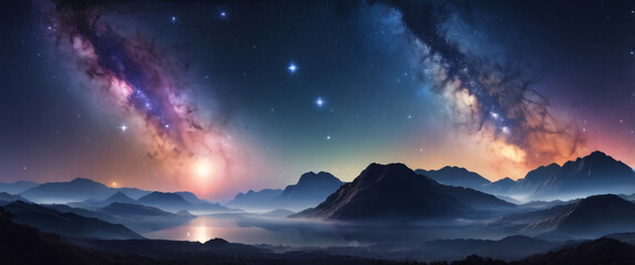 star nebula galaxy astronomy science univers fantasy deep planet outer astology constellation cosmic glowing way infinity dust horizontal celestial solar milky futuristic exploration