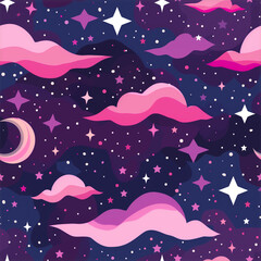 seamless galaxy background