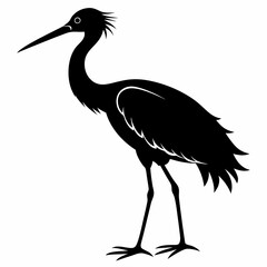 Stork Black silhouette