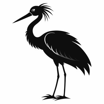 recommend clip art: Stork Black silhouette